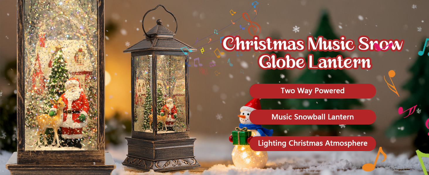 2025 Christmas Gift Musical Sn - Snow Globe Musical reseña y precio