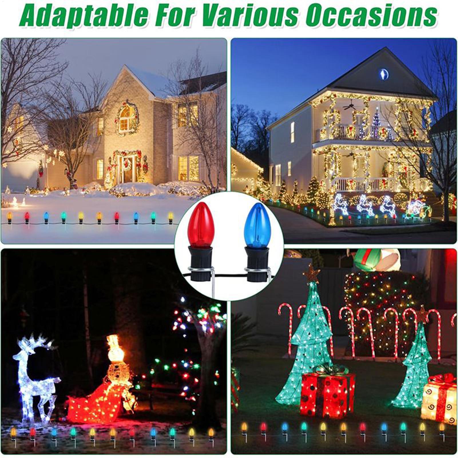 Christmas Light Stakes For Yar - Christmas Lights Outdoor reseña y precio