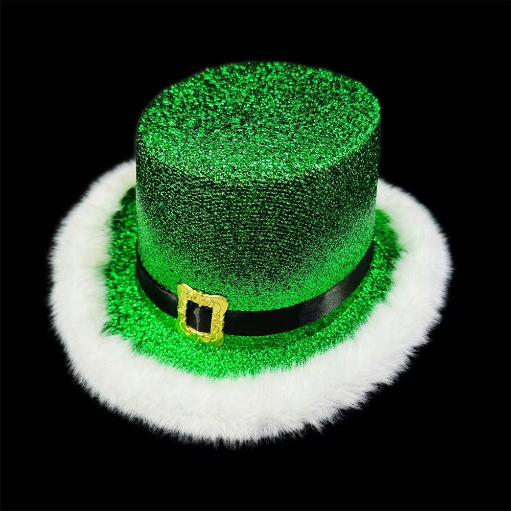 Santa Claus Cap  Shiny Glitter - Santa Hat Plush reseña y precio