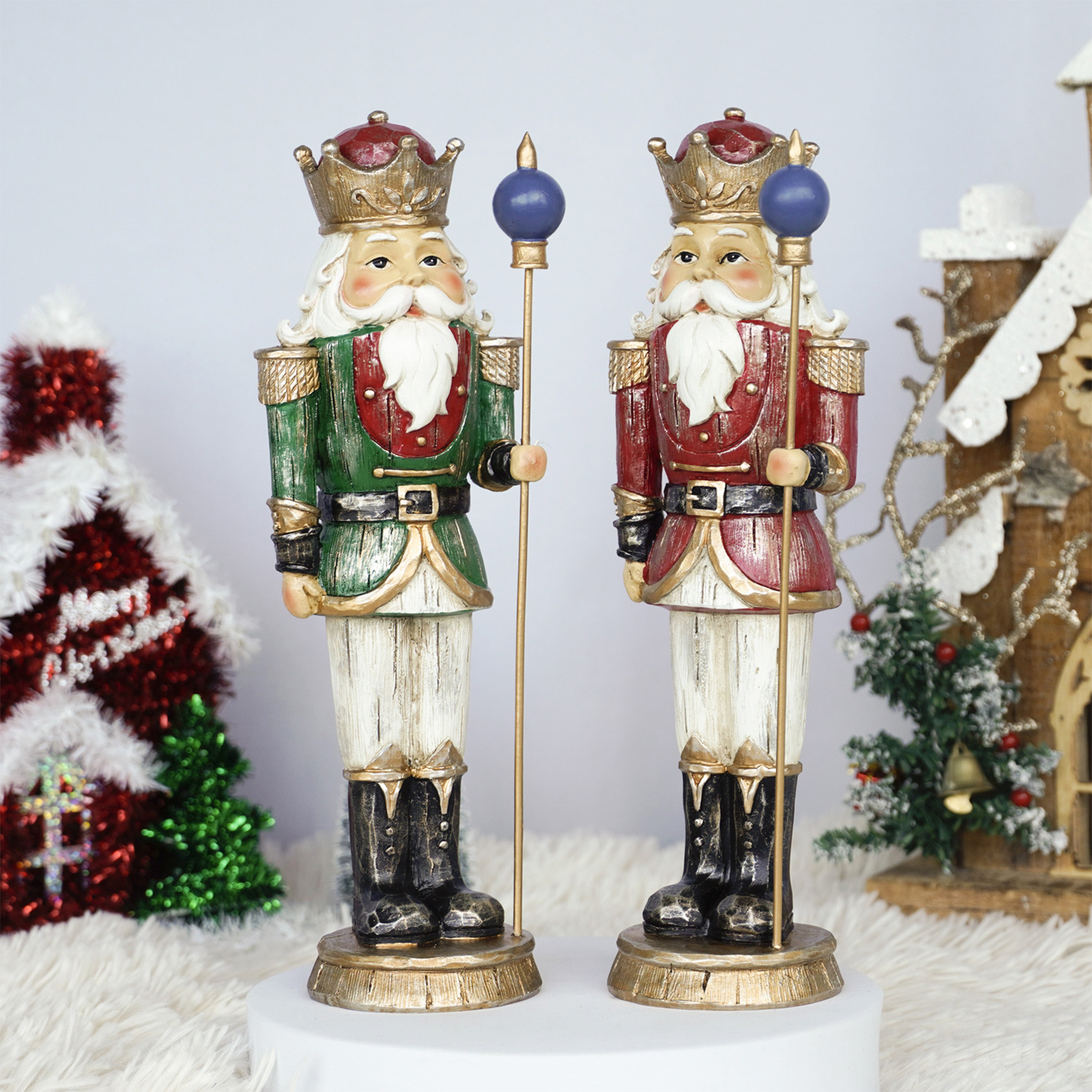 10 Inch Resin Christmas Nutcra - Nutcracker Figurine reseña y precio