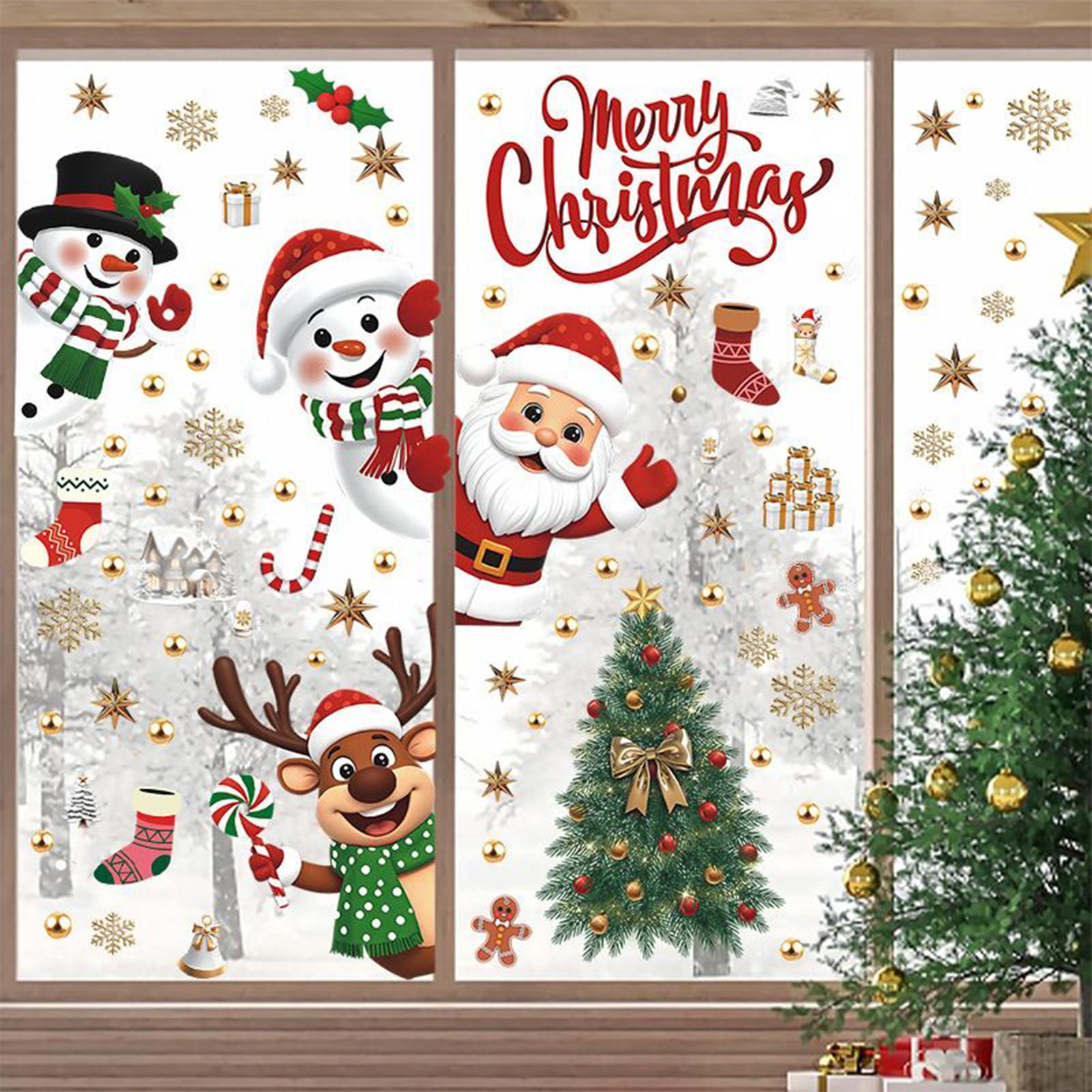 Christmas Window Decals Holida - Snowflake Window Decal reseña y precio