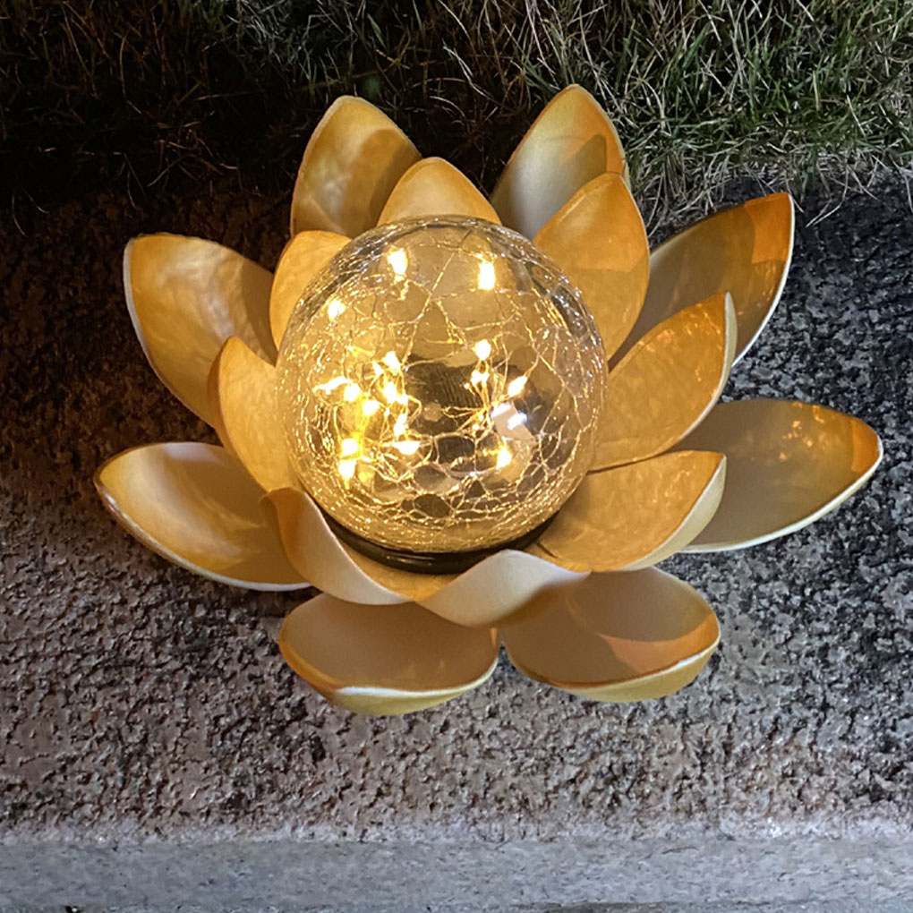 Lotus Shaped Garden Solar Ligh - Christmas Lights Outdoor reseña y precio