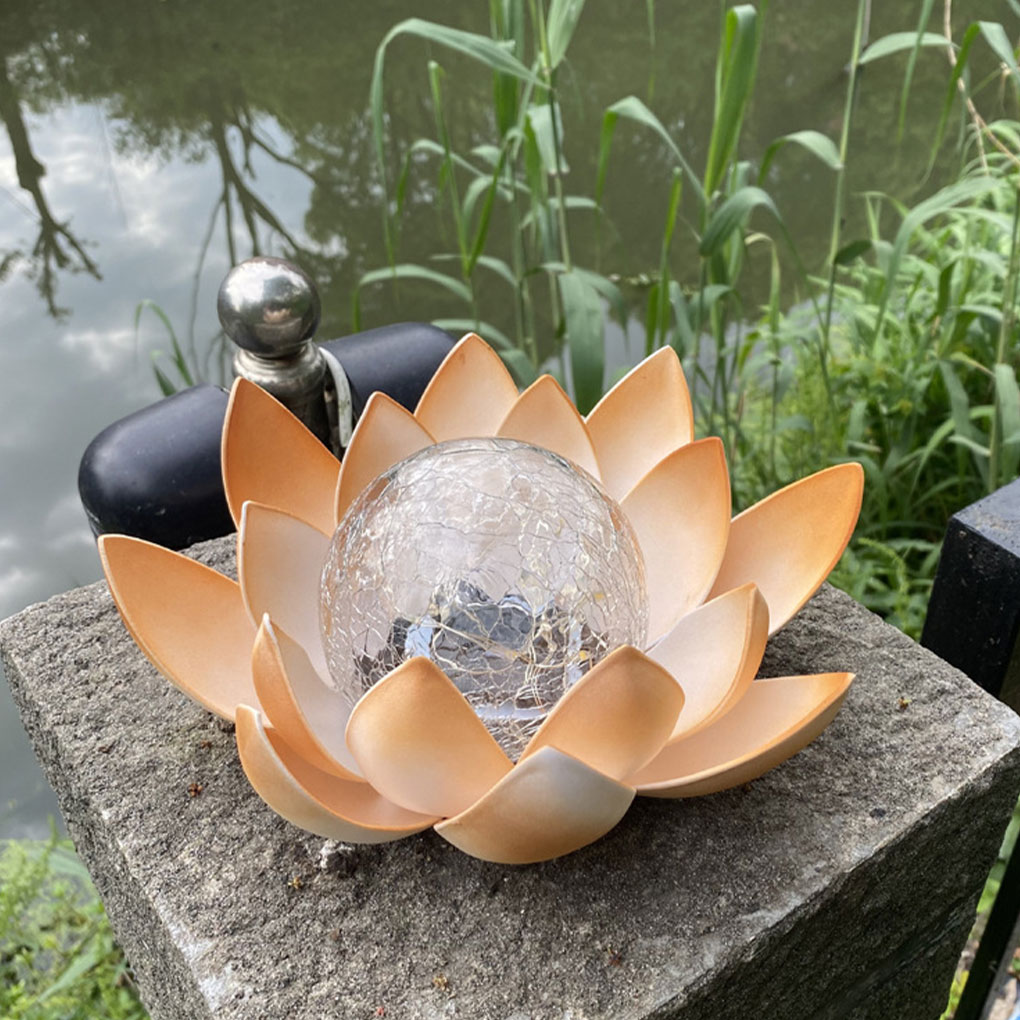 Lotus Shaped Garden Solar Ligh - Christmas Lights Outdoor reseña y precio