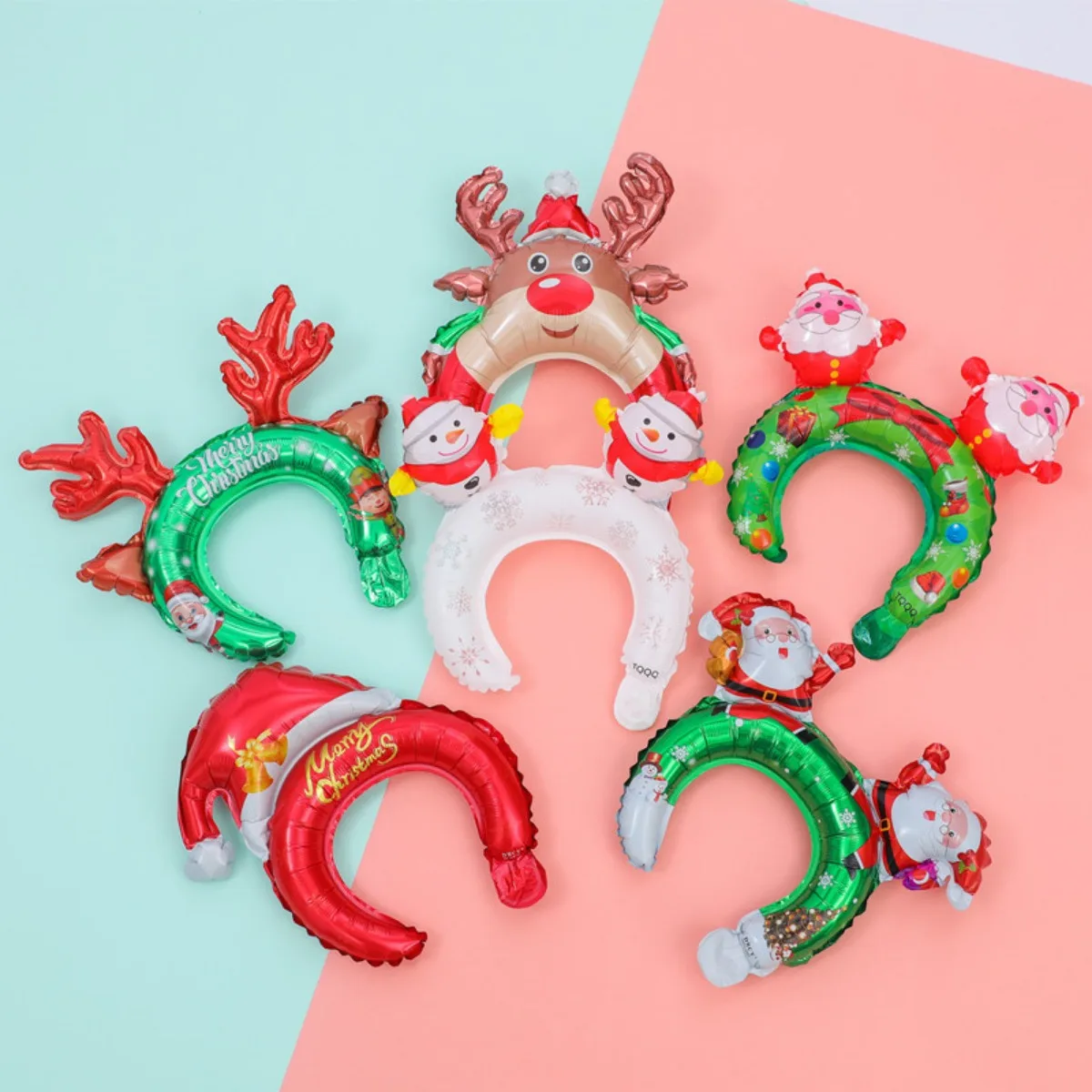 Christmas Inflatable Headbands - Reindeer Antlers Headband reseña y precio