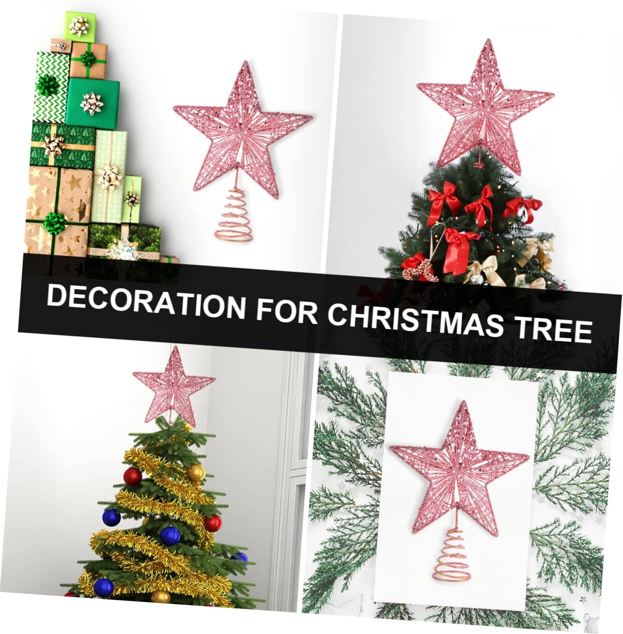 20Christmas Tree Topper Star G - Star Tree Topper reseña y precio