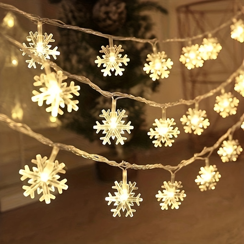 3m LED Snowflake Curtain Light - Led Fairy String Lights reseña y precio