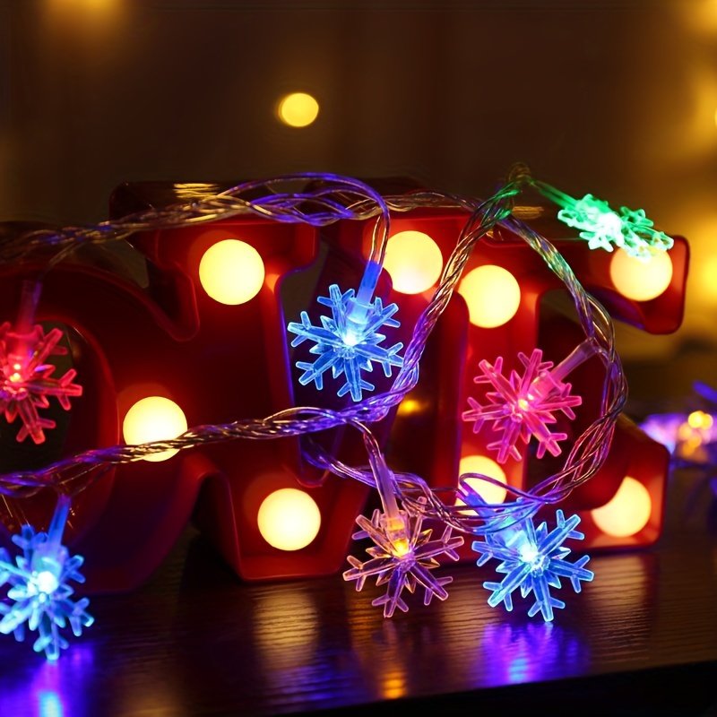 3m LED Snowflake Curtain Light - Led Fairy String Lights reseña y precio