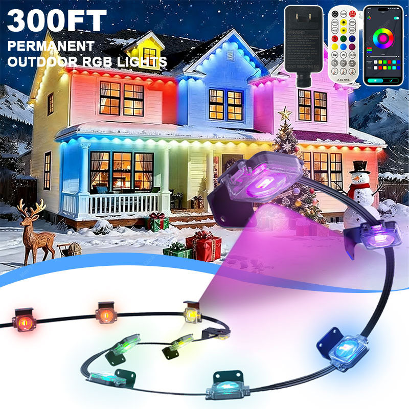 Permanent Outdoor Eave Lights  - Led Fairy String Lights reseña y precio