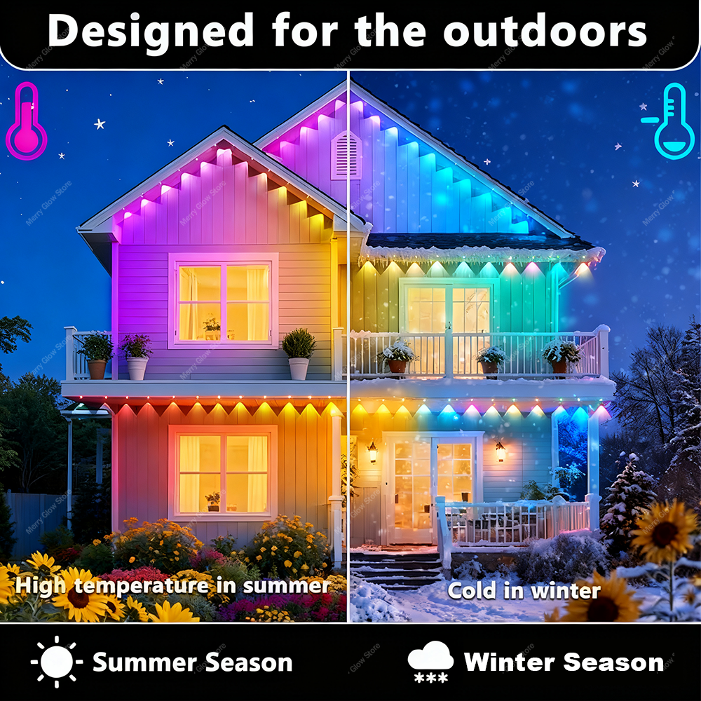 Permanent Outdoor Eave Lights  - Led Fairy String Lights reseña y precio