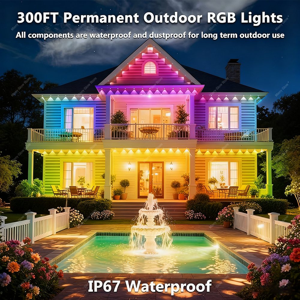 Permanent Outdoor Eave Lights  - Led Fairy String Lights reseña y precio