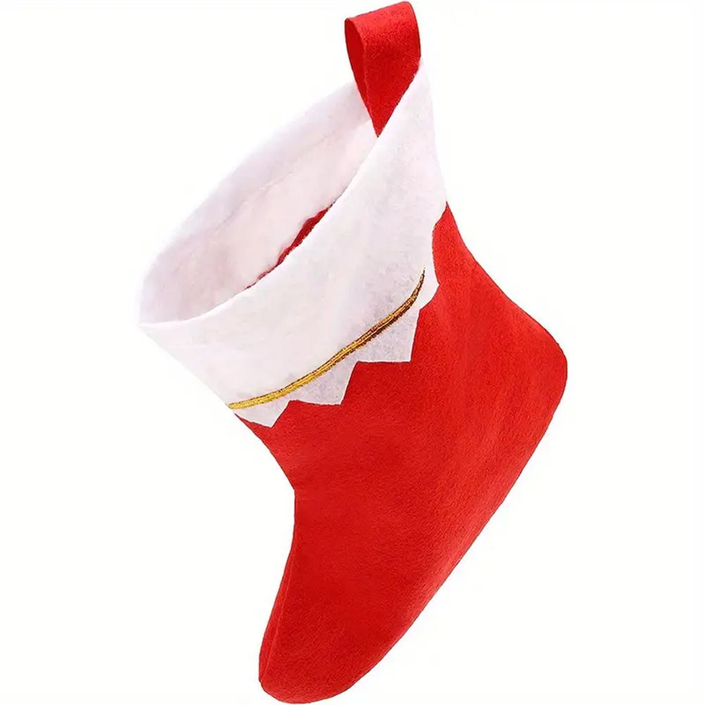 12pcs Red Felt Christmas Stock - Christmas Stocking Hanging reseña y precio