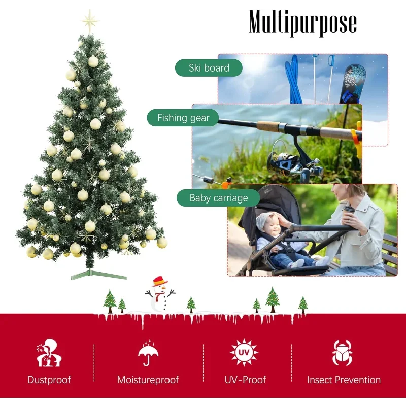 7.5 ft Christmas Tree Storage  - Christmas Tree Artificial reseña y precio
