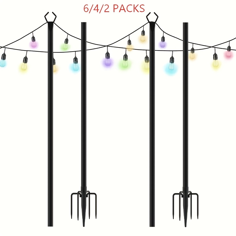 6/4/2 Pack 8.9Ft Heavy Duty Me - Christmas Lights Outdoor reseña y precio
