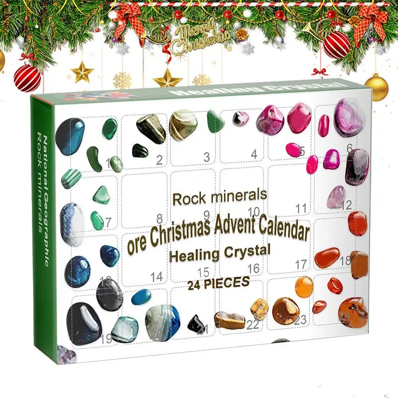 24 Day Stone Advent Calendar R - Advent Calendar Gift reseña y precio