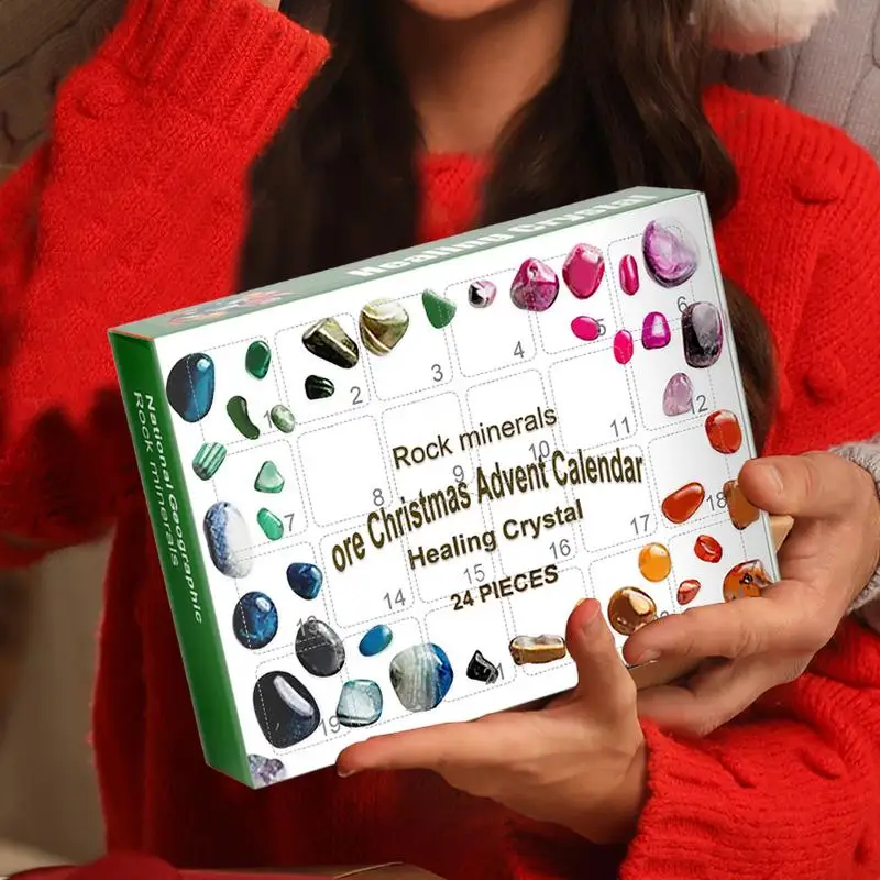 24 Day Stone Advent Calendar R - Advent Calendar Gift reseña y precio