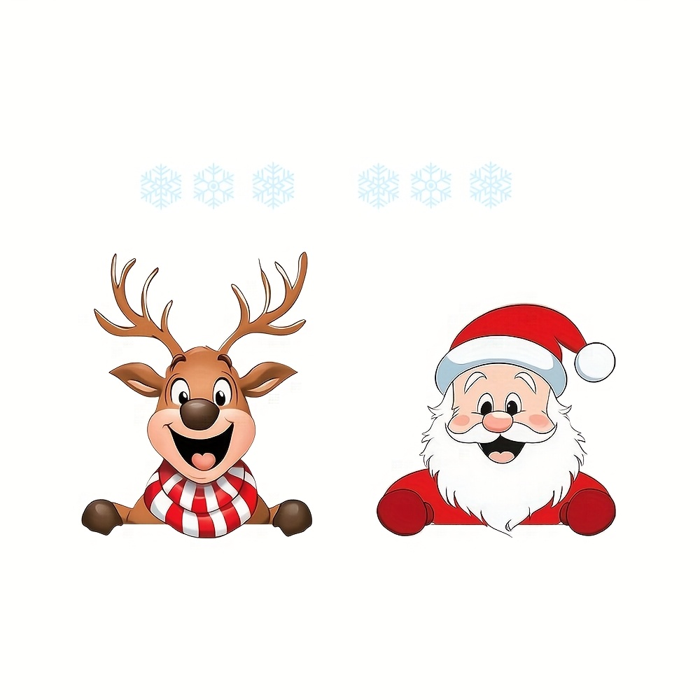 Festive Christmas Window Stick - Snowflake Window Decal reseña y precio