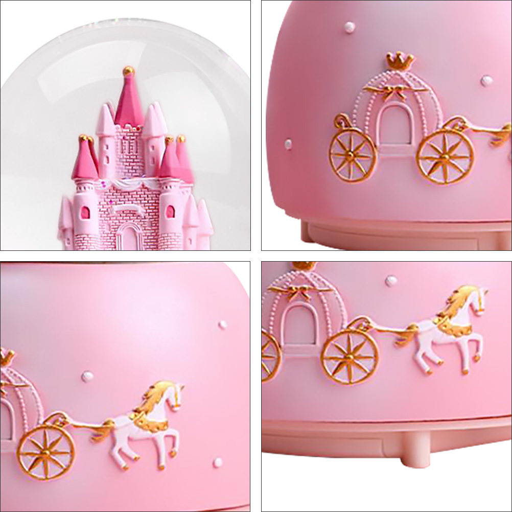 1Pcs Music Snow Globe Desktop  - Snow Globe Musical reseña y precio
