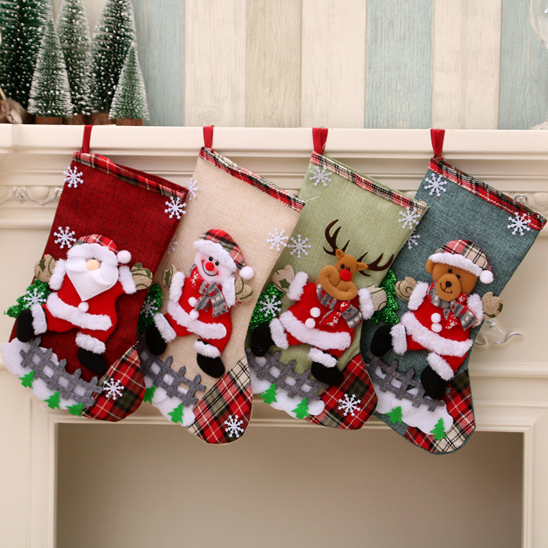 31cm Large Christmas Stockings - Christmas Stocking Hanging reseña y precio
