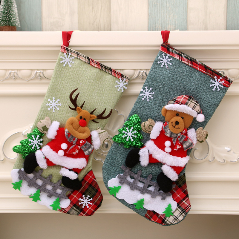 31cm Large Christmas Stockings - Christmas Stocking Hanging reseña y precio