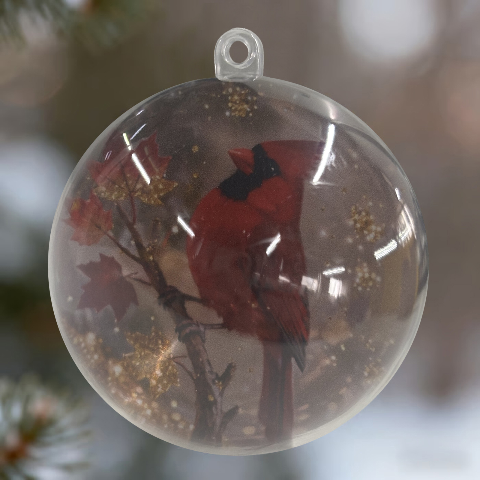 Nature's Birds Crystal Glass O - Ornament Ball Set reseña y precio