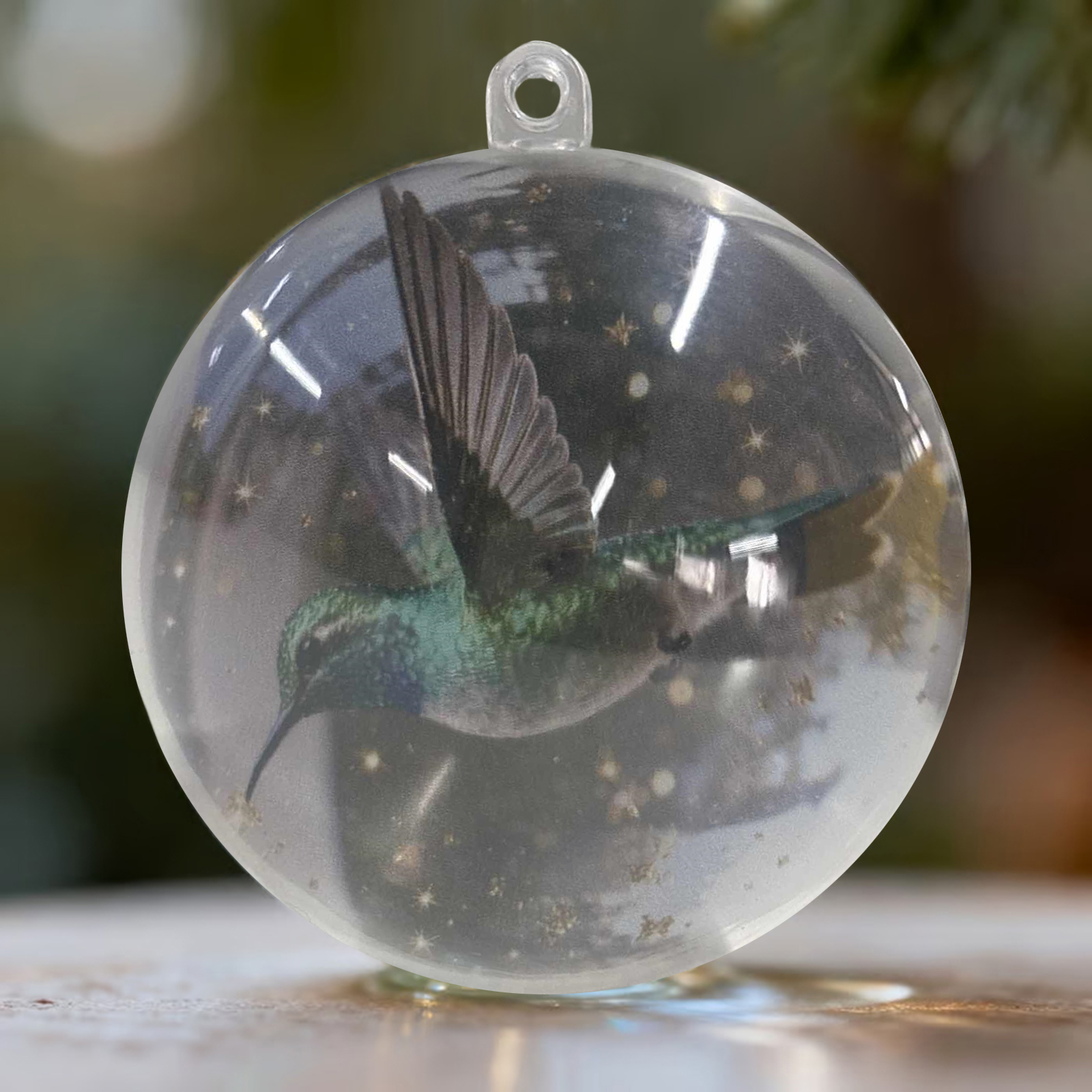 Nature's Birds Crystal Glass O - Ornament Ball Set reseña y precio