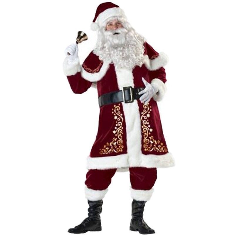 Santa Claus Costume Women Men  - Elf Costume Christmas reseña y precio