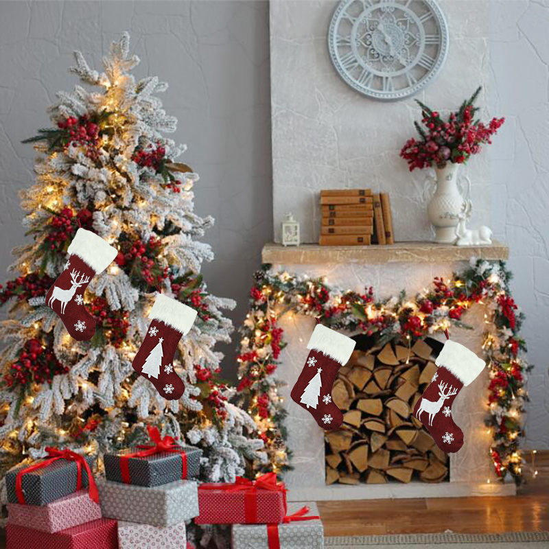 Christmas Socks With Led Light - Christmas Stocking Hanging reseña y precio