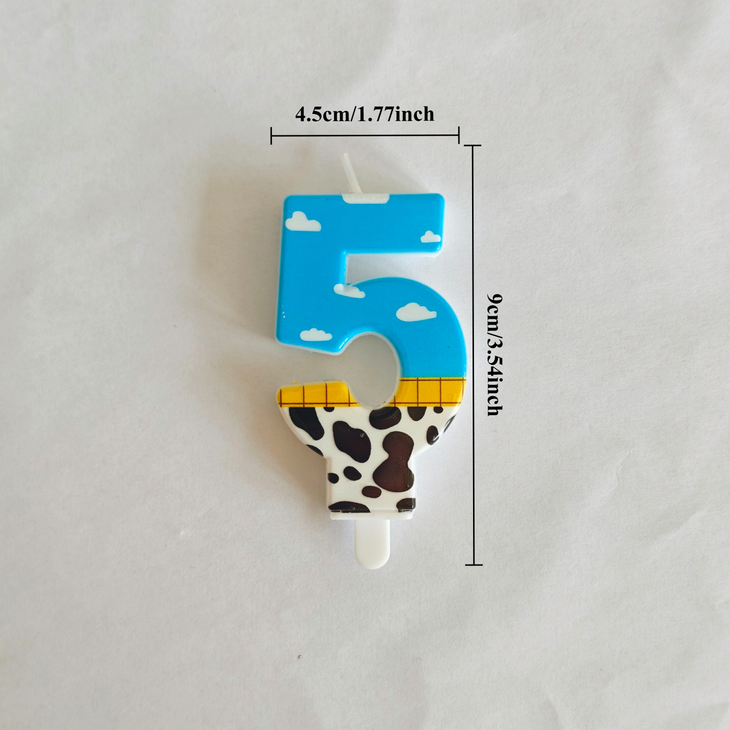 1PC,Number 1-9Blue Sky and Whi - Holiday Candle Set reseña y precio