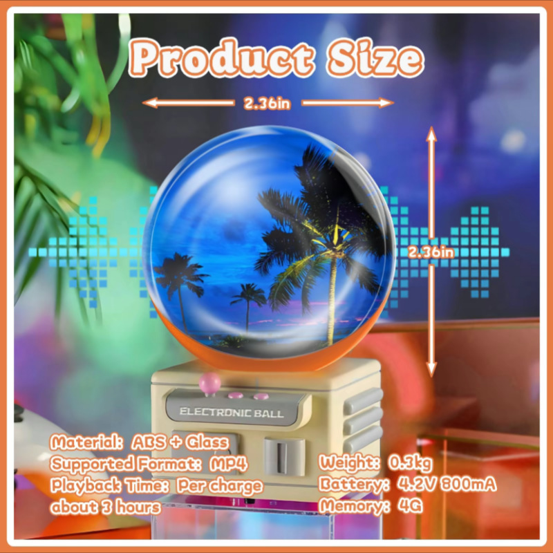 New Crystal Ball Decorative Ba - Snow Globe Musical reseña y precio