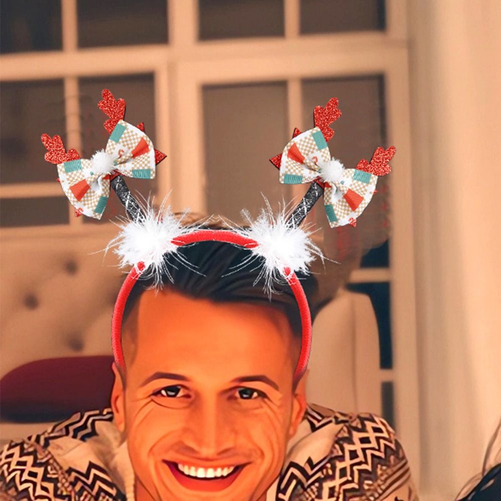 Cute Christmas Headbands Snowm - Reindeer Antlers Headband reseña y precio