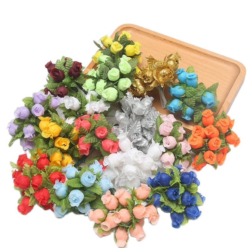 12/36/72/144PCS Rose Artificia - Christmas Wreath Fake reseña y precio