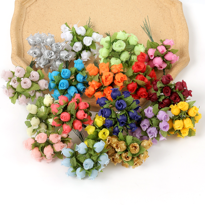 12/36/72/144PCS Rose Artificia - Christmas Wreath Fake reseña y precio
