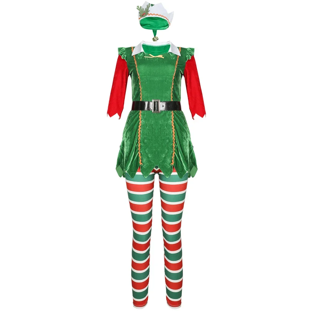 Lady Santa Claus' Elf Costume  - Elf Costume Christmas reseña y precio