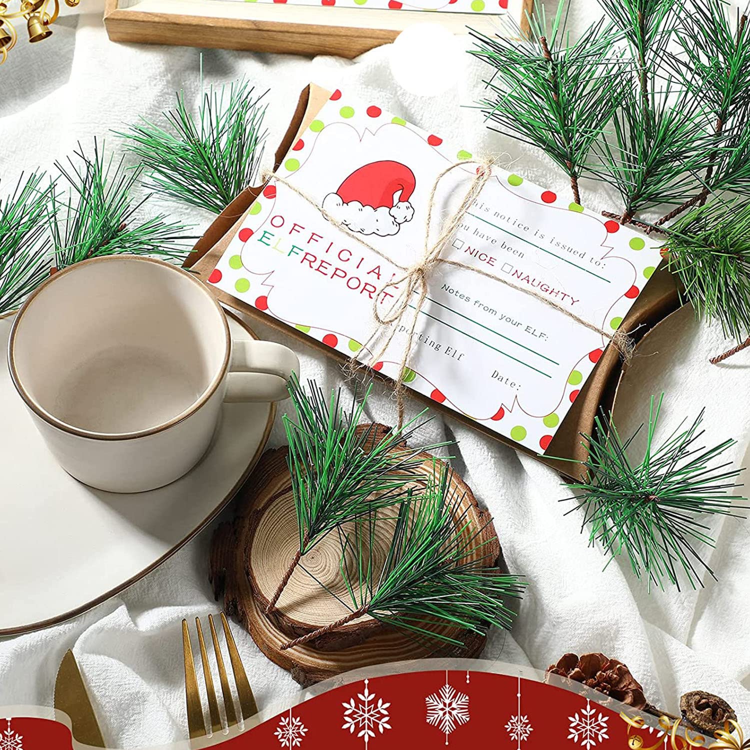 Fake Tree Leaves Branches Arti - Christmas Wreath Fake reseña y precio