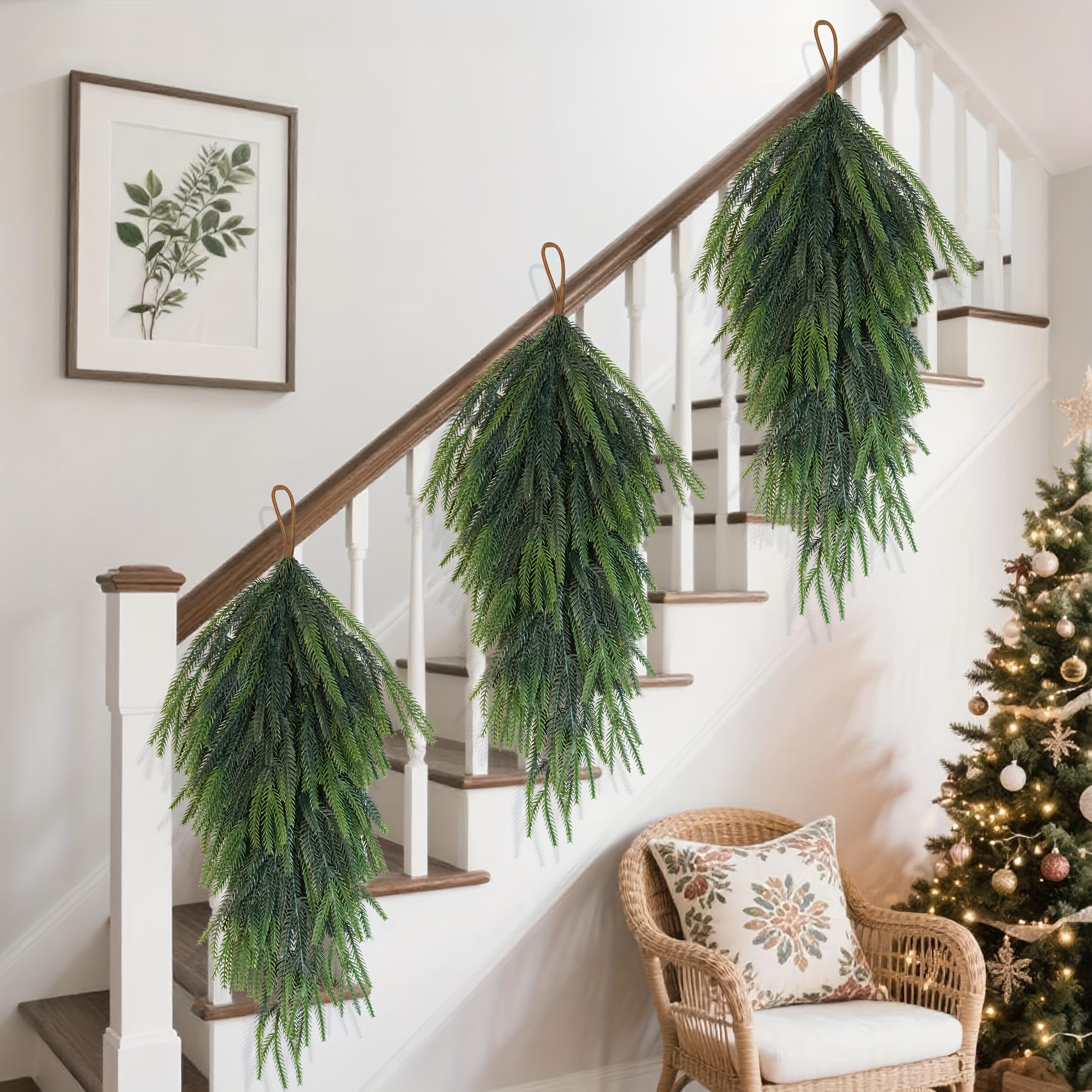 4pcs/2pcs Artificial Pine Need - Christmas Tree Artificial reseña y precio