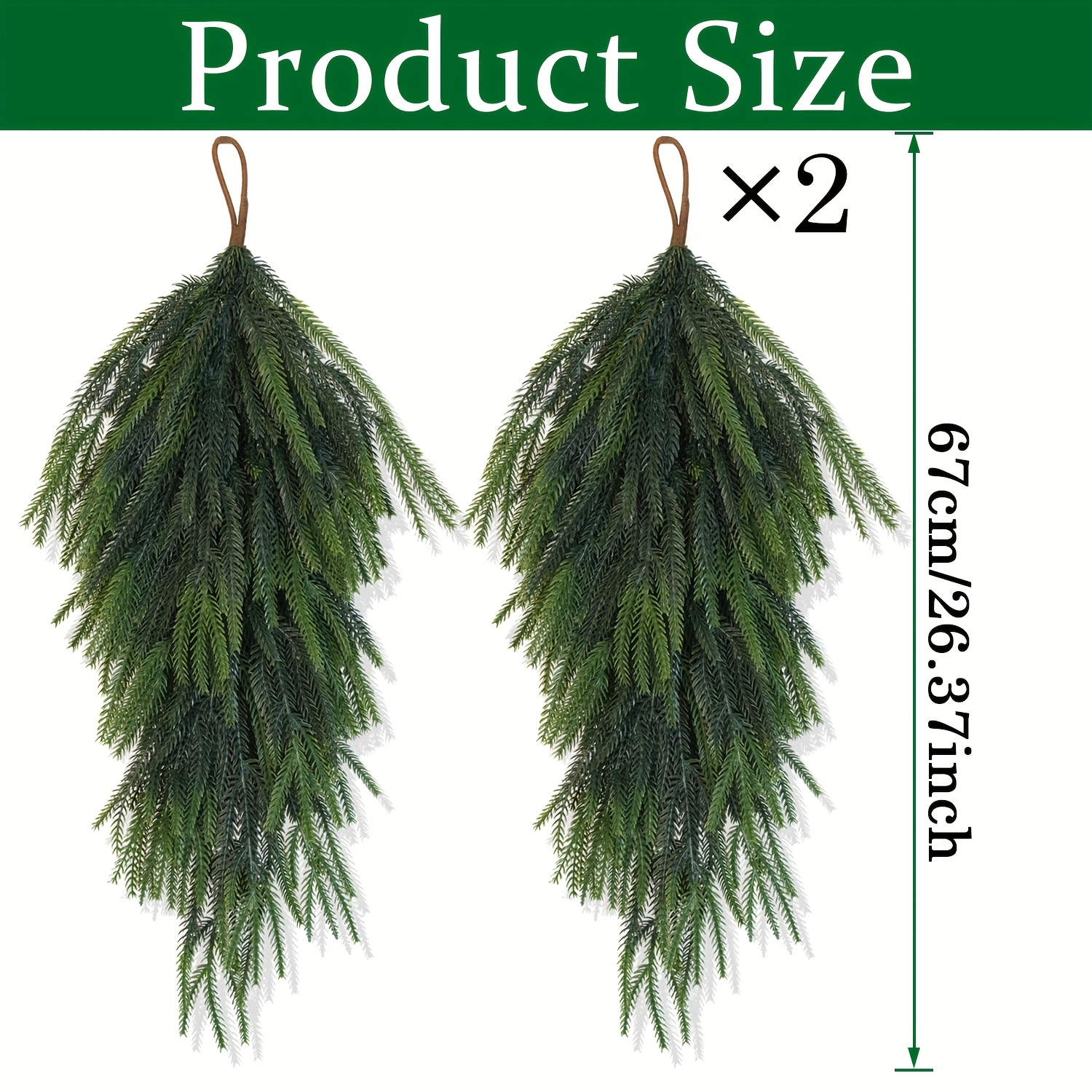 4pcs/2pcs Artificial Pine Need - Christmas Tree Artificial reseña y precio