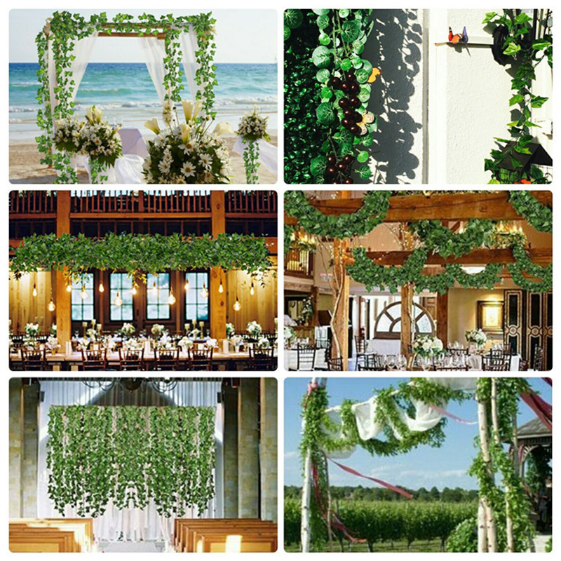 2.3m Silk Leaves Fake Creeper  - Led Fairy String Lights reseña y precio