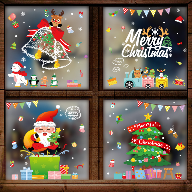 Merry Christmas Decoration Win - Snowflake Window Decal reseña y precio