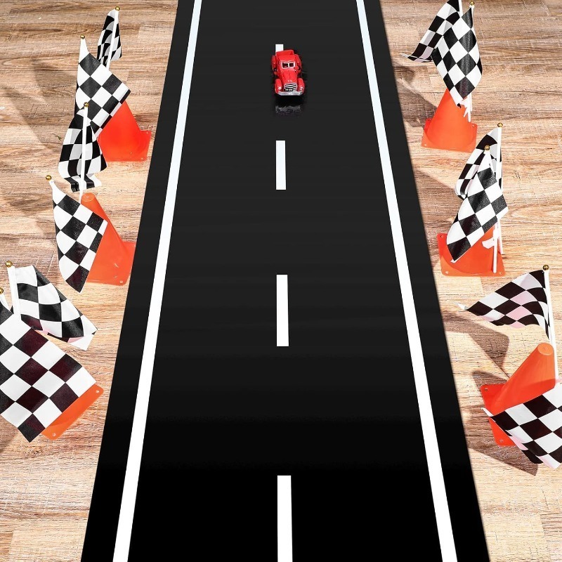 Race Car Racetrack Table Runne - Christmas Table Runner reseña y precio