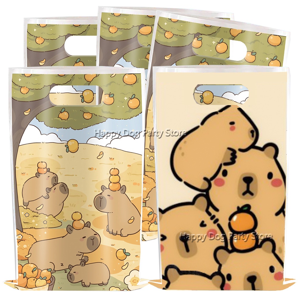Cartoon Capybara Party Supplie - Gift Box Wrap Set reseña y precio