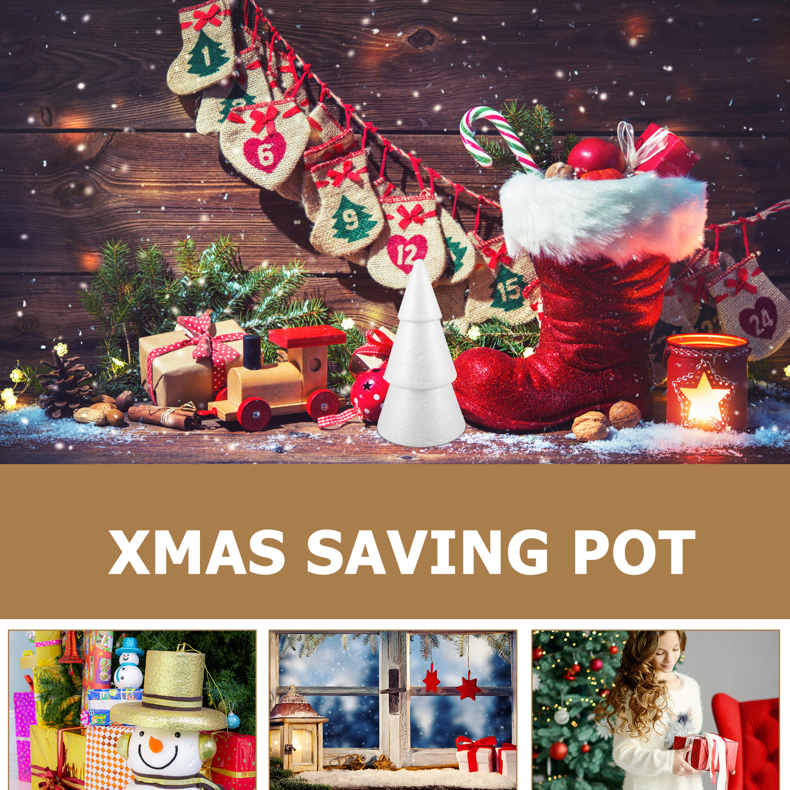 3 Pcs Simulated Christmas Tree - Christmas Tree Artificial reseña y precio
