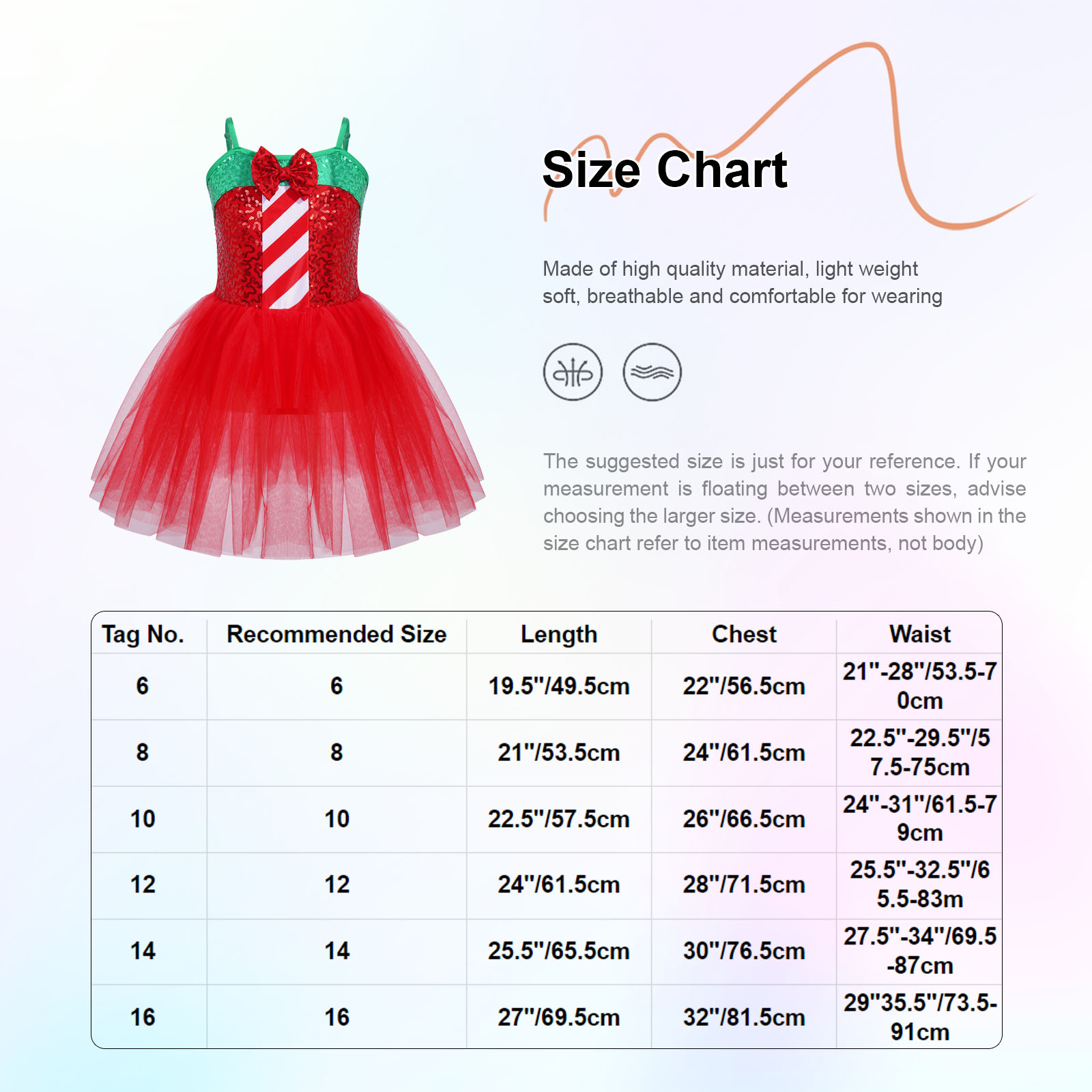 Princess Party Girls Santa Cla - Elf Costume Christmas reseña y precio