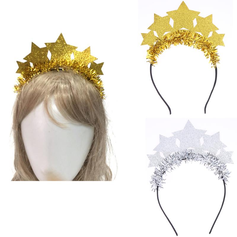 Christmas New Year Party Headb - Tinsel Garland Decoration reseña y precio