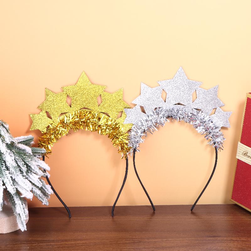 Christmas New Year Party Headb - Tinsel Garland Decoration reseña y precio