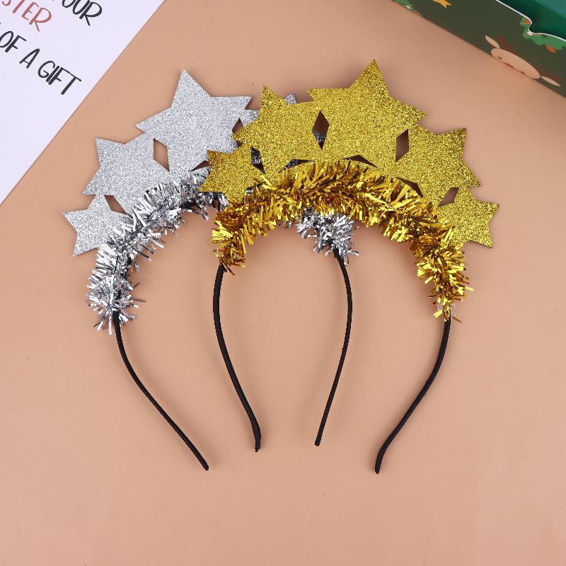 Christmas New Year Party Headb - Tinsel Garland Decoration reseña y precio