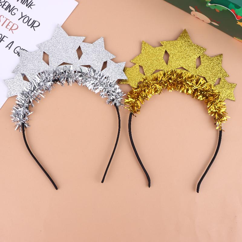 Christmas New Year Party Headb - Tinsel Garland Decoration reseña y precio
