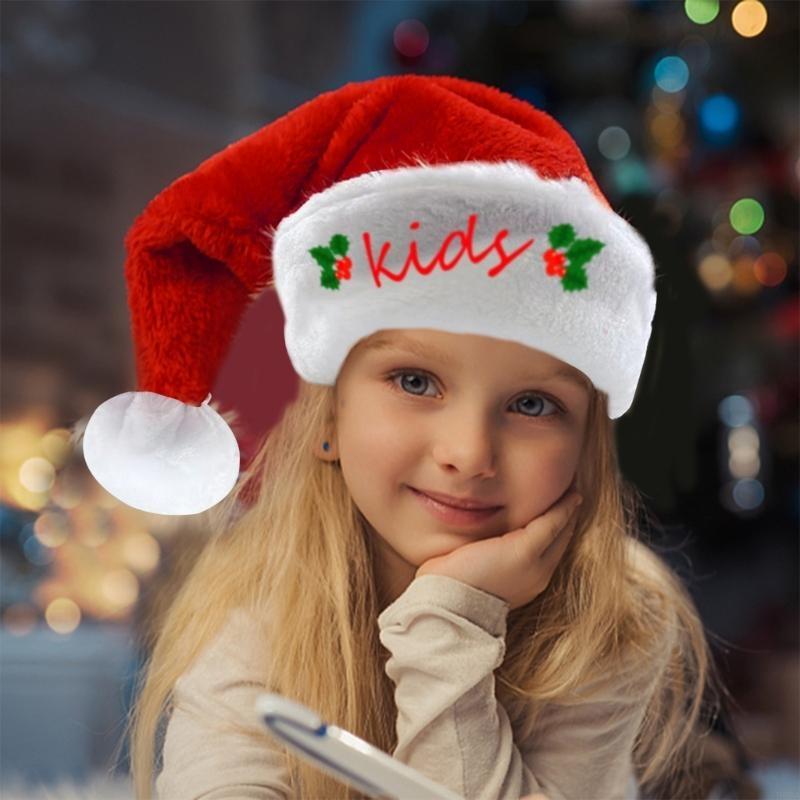 P88A Embroidery Christmas Sant - Santa Hat Plush reseña y precio
