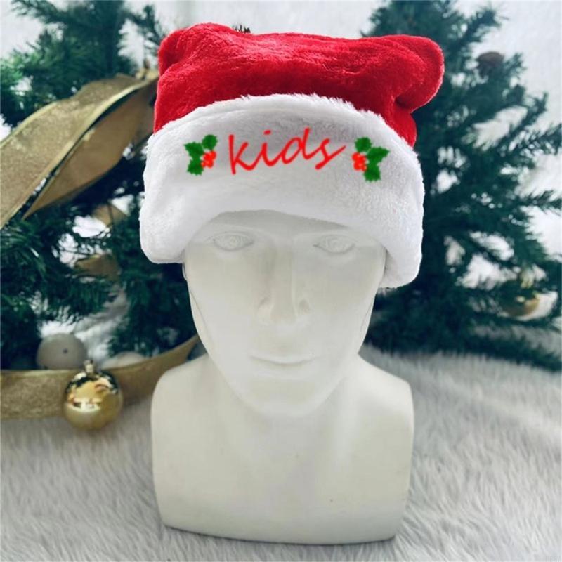 P88A Embroidery Christmas Sant - Santa Hat Plush reseña y precio