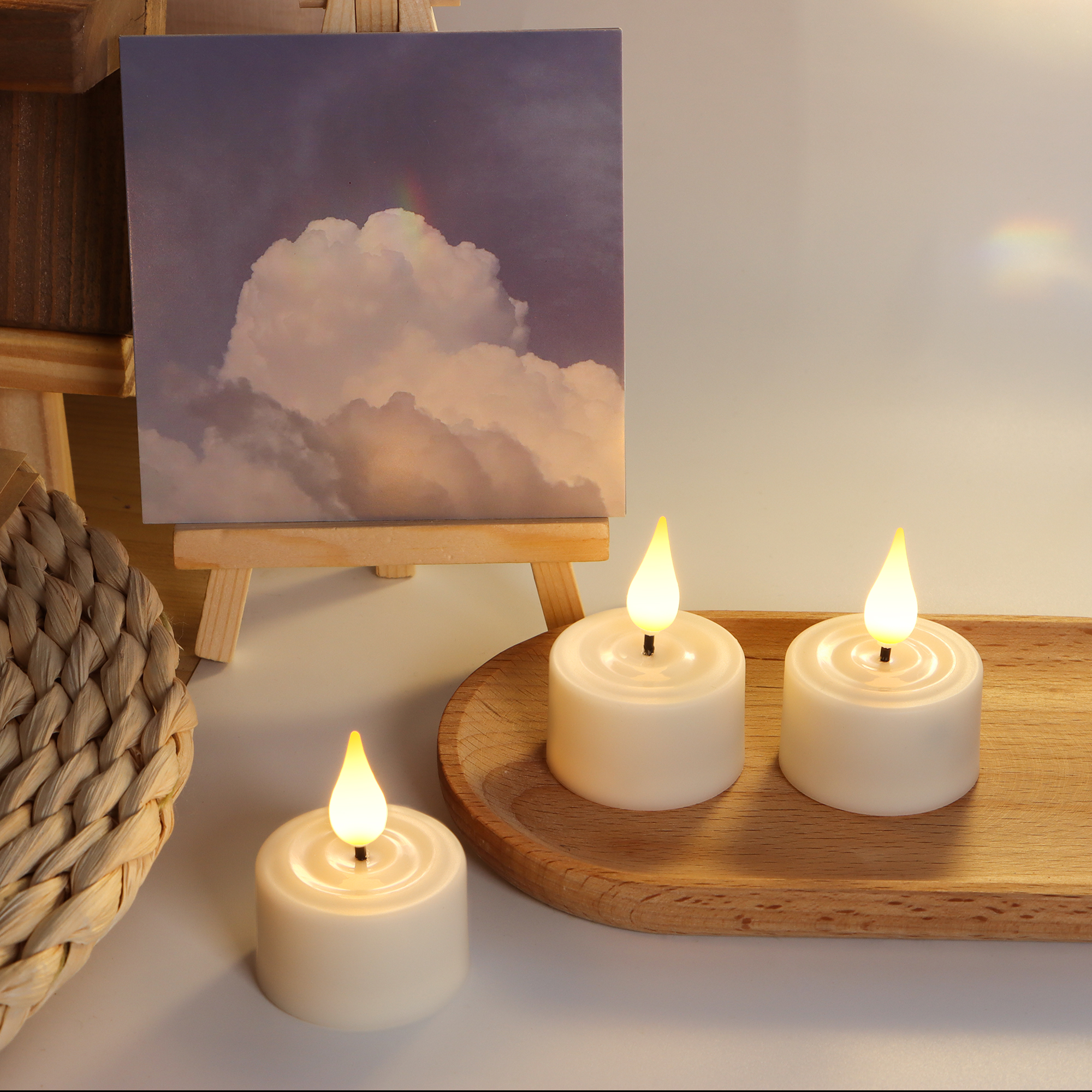 LED Candle Light Rechargeable  - Holiday Candle Set reseña y precio
