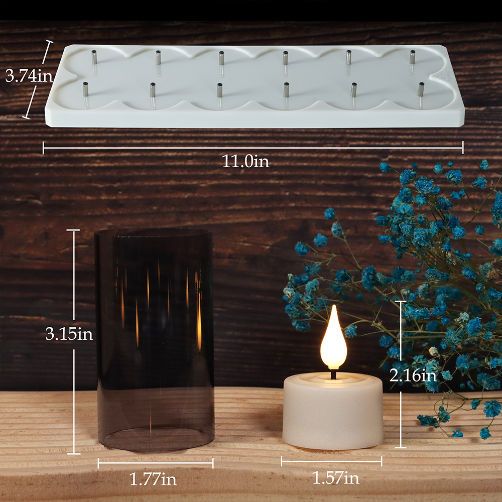 LED Candle Light Rechargeable  - Holiday Candle Set reseña y precio